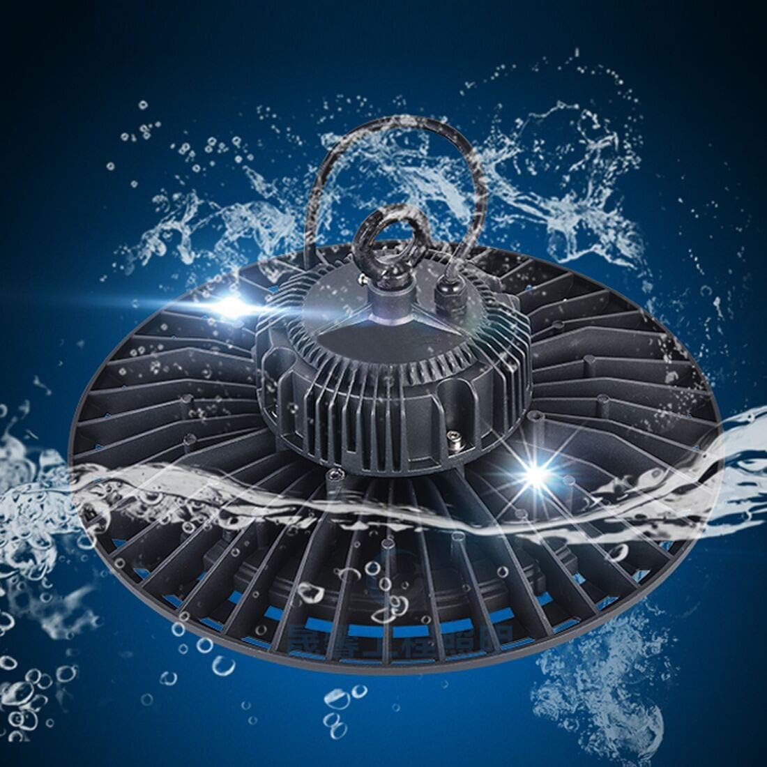 14.6 Inch 150W LED High Bay Light - 6500K Daylight White, Industrial & Warehouse Lighting for Shops, Garages, Factories - Energy Efficient Shop Lights for Commercial & Industrial Use