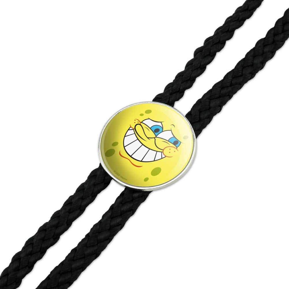 GRAPHICS & MORE SpongeBob Guilty Face Western Cowboy Bolo Tie - Fun Novelty Neckwear for Western Parties, Cosplay & Cartoon Fans