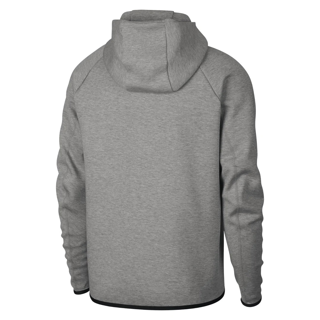 Nike Tech Fleece Grey Hoodie for Men - Lightweight, Comfortable & Stylish Pullover Sweatshirt for Casual Wear, Gym & Outdoor Activities