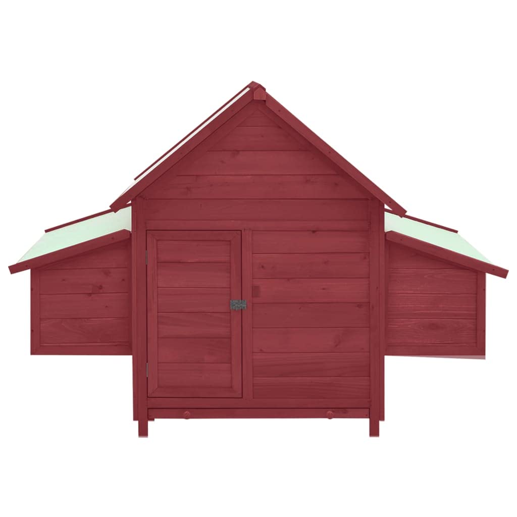 Weatherproof Outdoor Chicken Coop with Nesting Boxes & Pull-Out Tray - 59.8