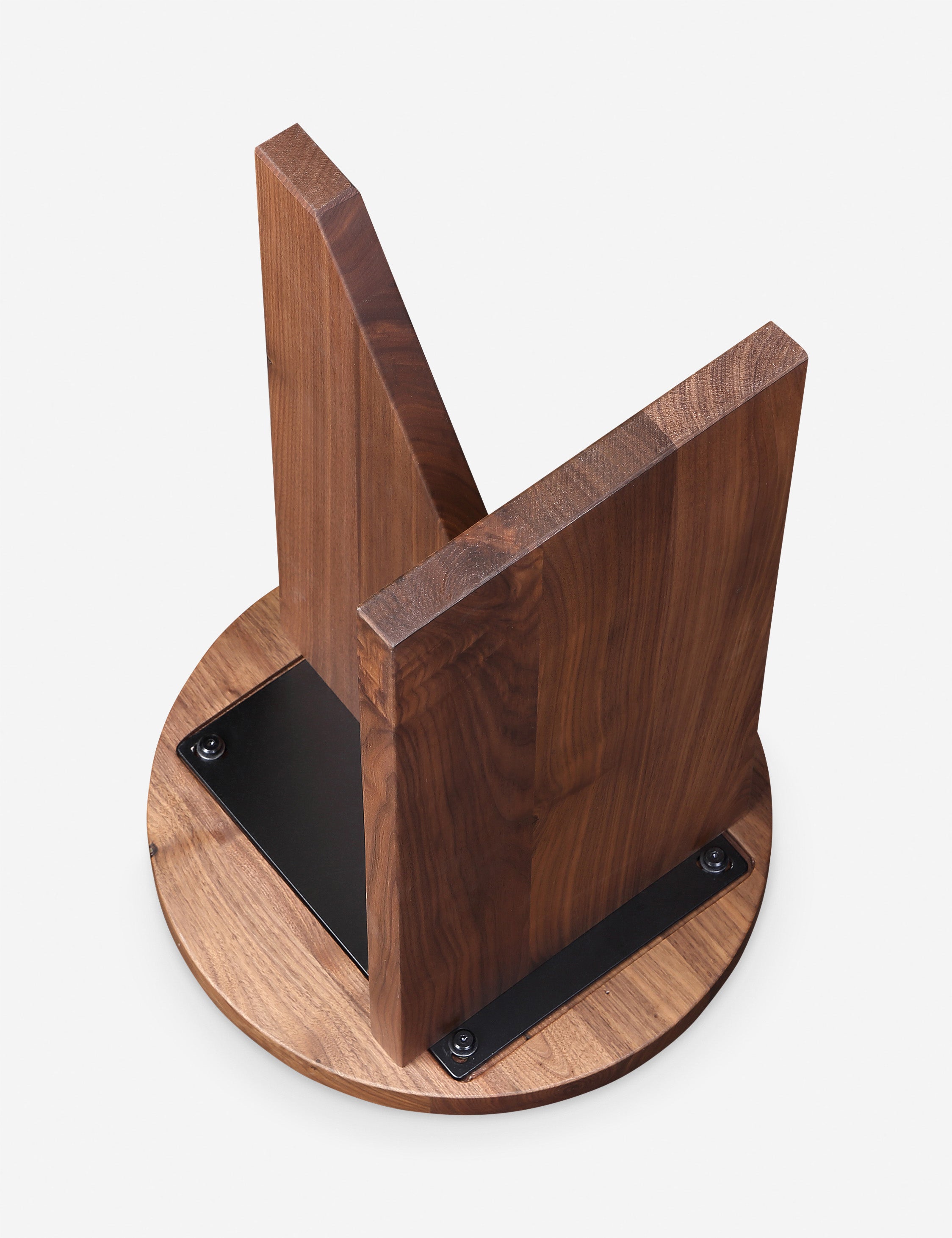 Modern Round Side Table - Wooden Accent Table for Living Room, Bedroom & Office - Perfect for Coffee, Books & Decor