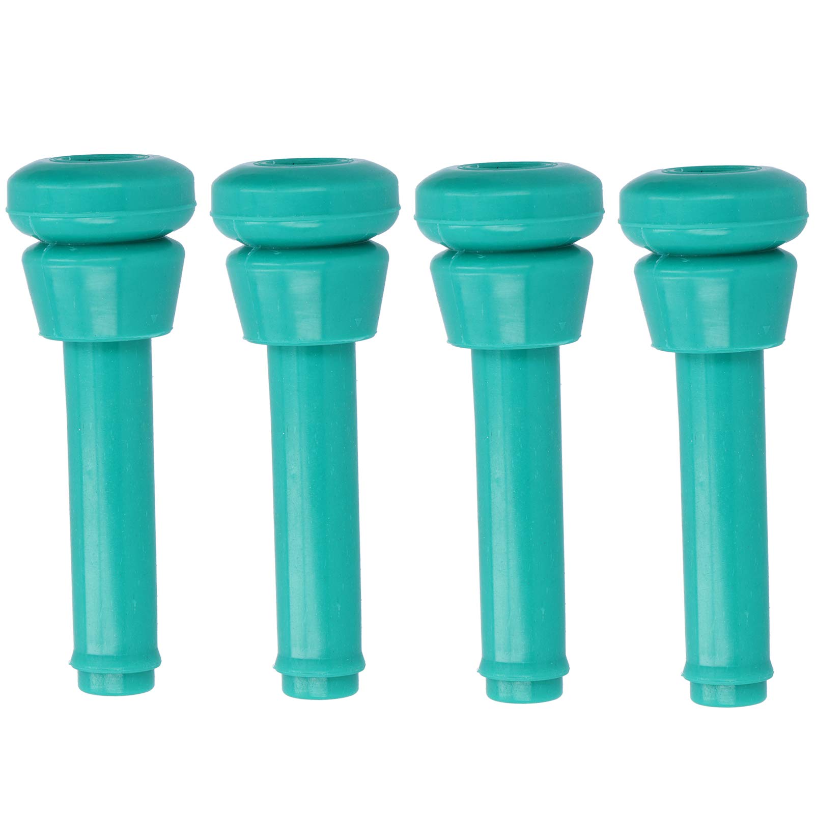 4Pcs Green Silicone Milking Machine Liners for Cattle & Cows - Durable Livestock Milking Tools for Dairy Farms & Homesteads