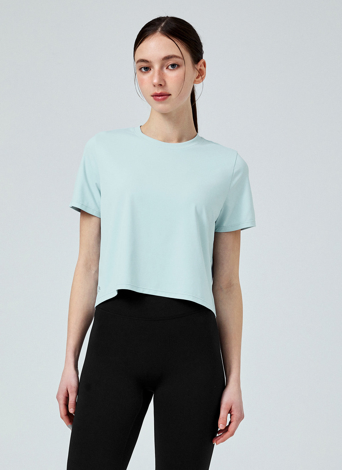 Ice Feather Light 2.0 Crop Short Sleeve T-Shirt - Women's Summer Fashion Top for Gym, Yoga & Casual Outfits