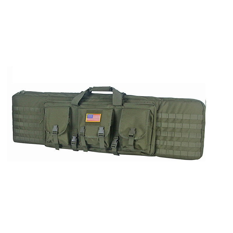 Tactical Double Rifle Case - Durable Waterproof Gun Bag for Hunting & Shooting Range - Perfect for Outdoor Adventures & Firearm Storage