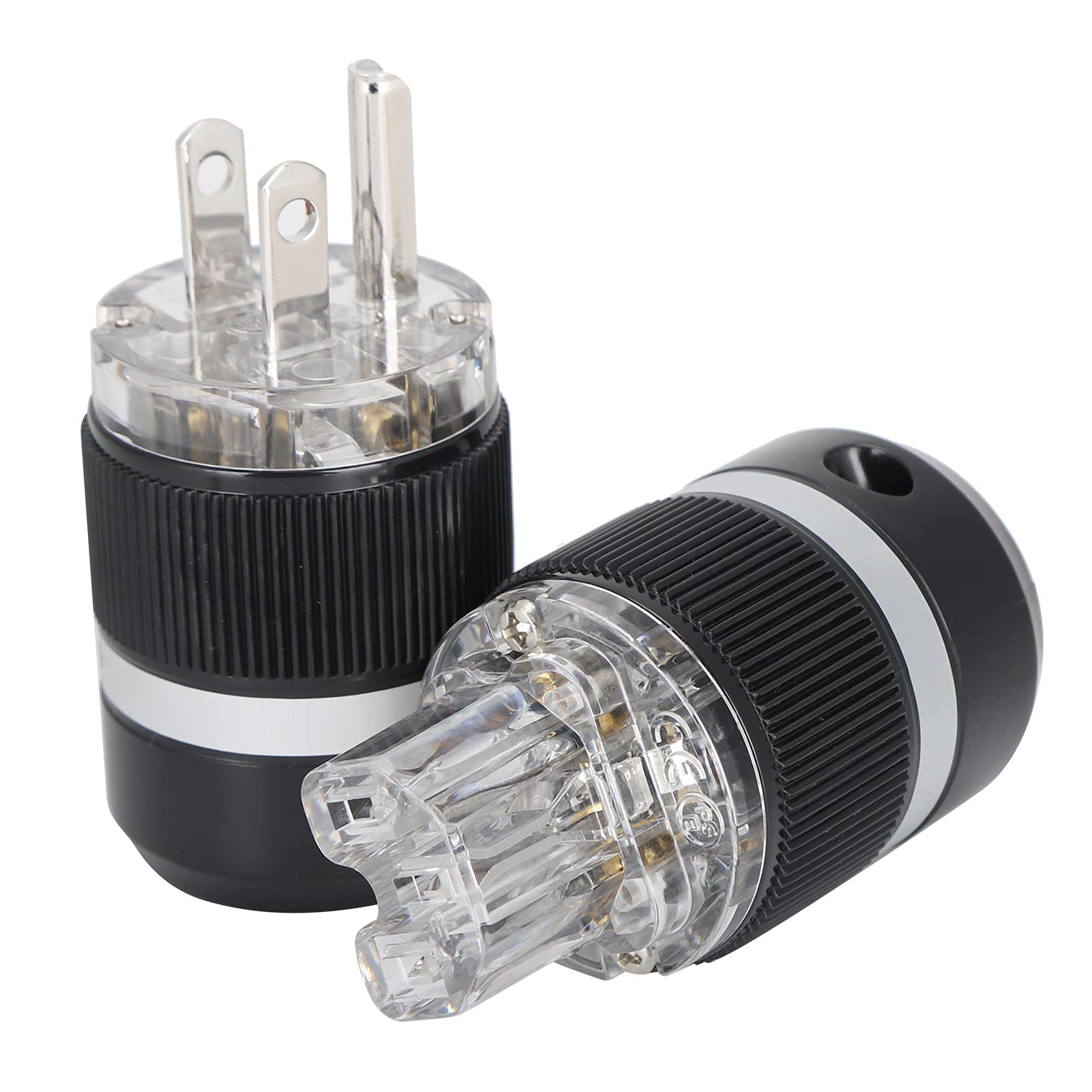 High-Quality Audio Connector Power Plug - Noise Reduction Wearable Pure Copper Plug with Unique Insulation for AV Equipment (M101R/F101R Male/Female) - Perfect for Home Theater, Studio Recording & DJ Setups