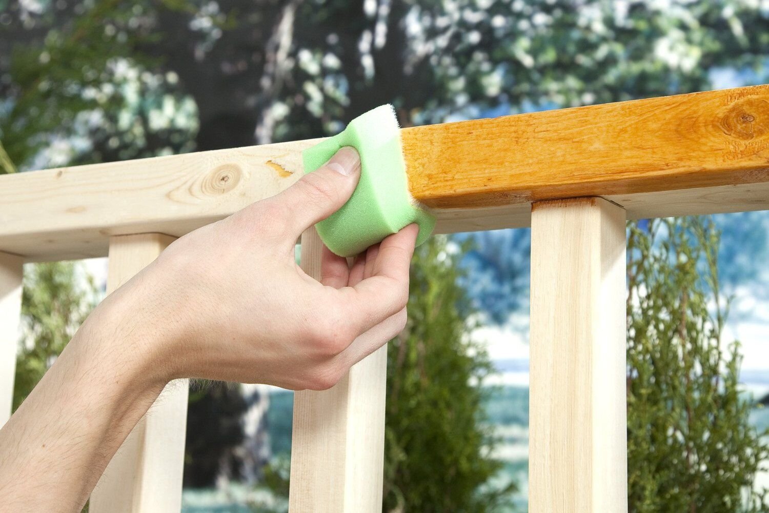 Shur-Line 1786846 4-Piece All Stain Deck Detail Kit - Premium Deck Cleaning & Maintenance Tools for Wooden Decks, Fences & Outdoor Furniture