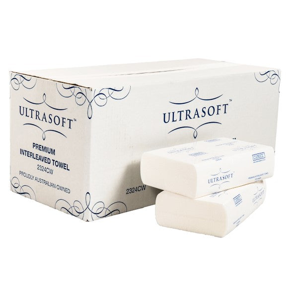 Ultra Soft Caprice Interleaved Hand Towels 24cm x 23cm (9.4