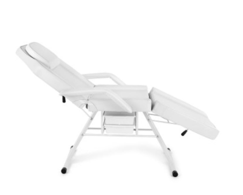 Parker II Professional Facial and Tattoo Chair - Adjustable Beauty Salon Spa Equipment for Eyebrow Microblading, Cosmetic Procedures & Tattoo Services
