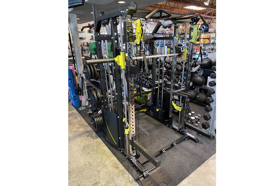 Warrior 701 All-in-One Power Rack with Smith Machine & Cable Crossover - Multi-Functional Home Gym Equipment for Strength Training & Fitness - Perfect for Home Workouts & Garage Gyms (Summer Sale)