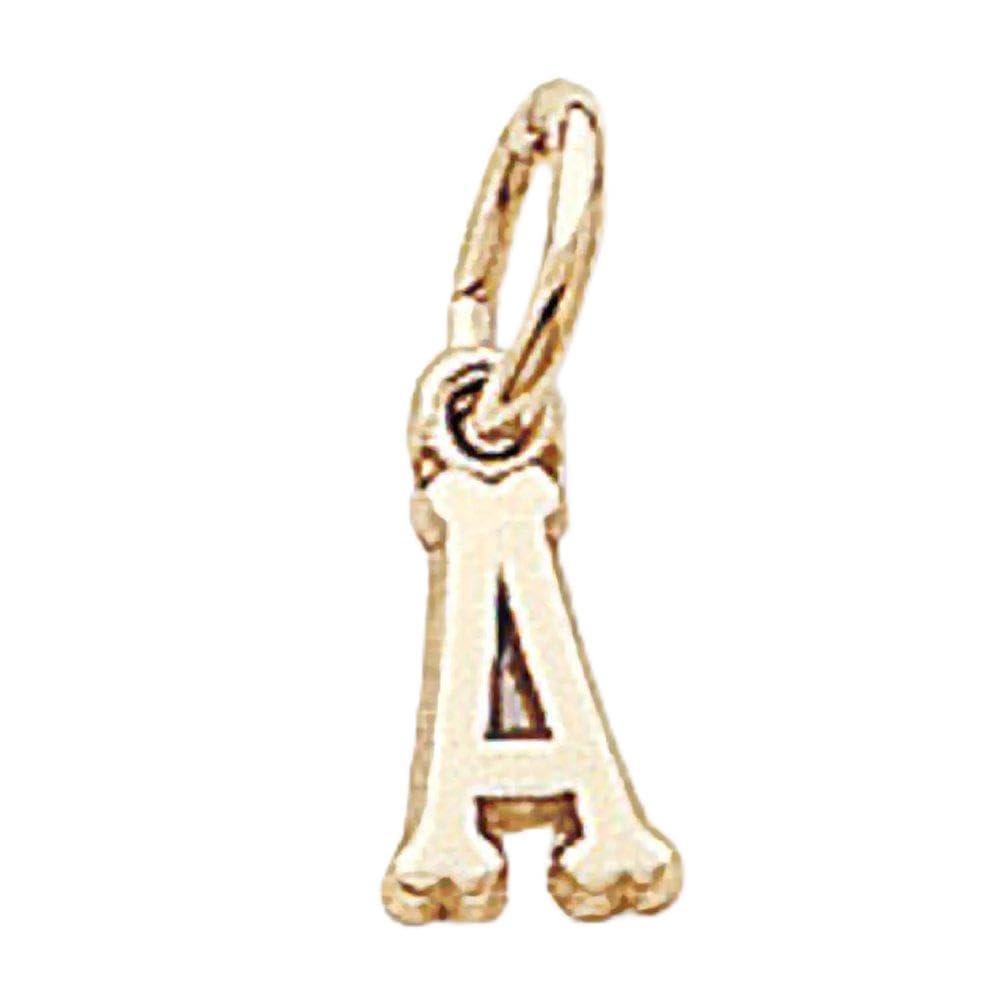 10K Yellow Gold Initial A Charm - Personalized Jewelry for Bracelets & Necklaces - Perfect Gift for Birthdays, Anniversaries & Special Occasions
