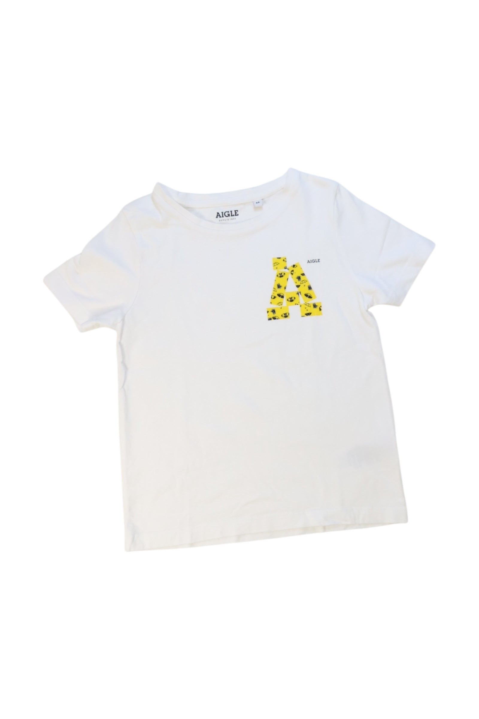 Aigle Graphic Short Sleeve T-Shirt for Boys (6T) - Comfortable Cotton Kids Tee for Summer, Playdates & Outdoor Activities