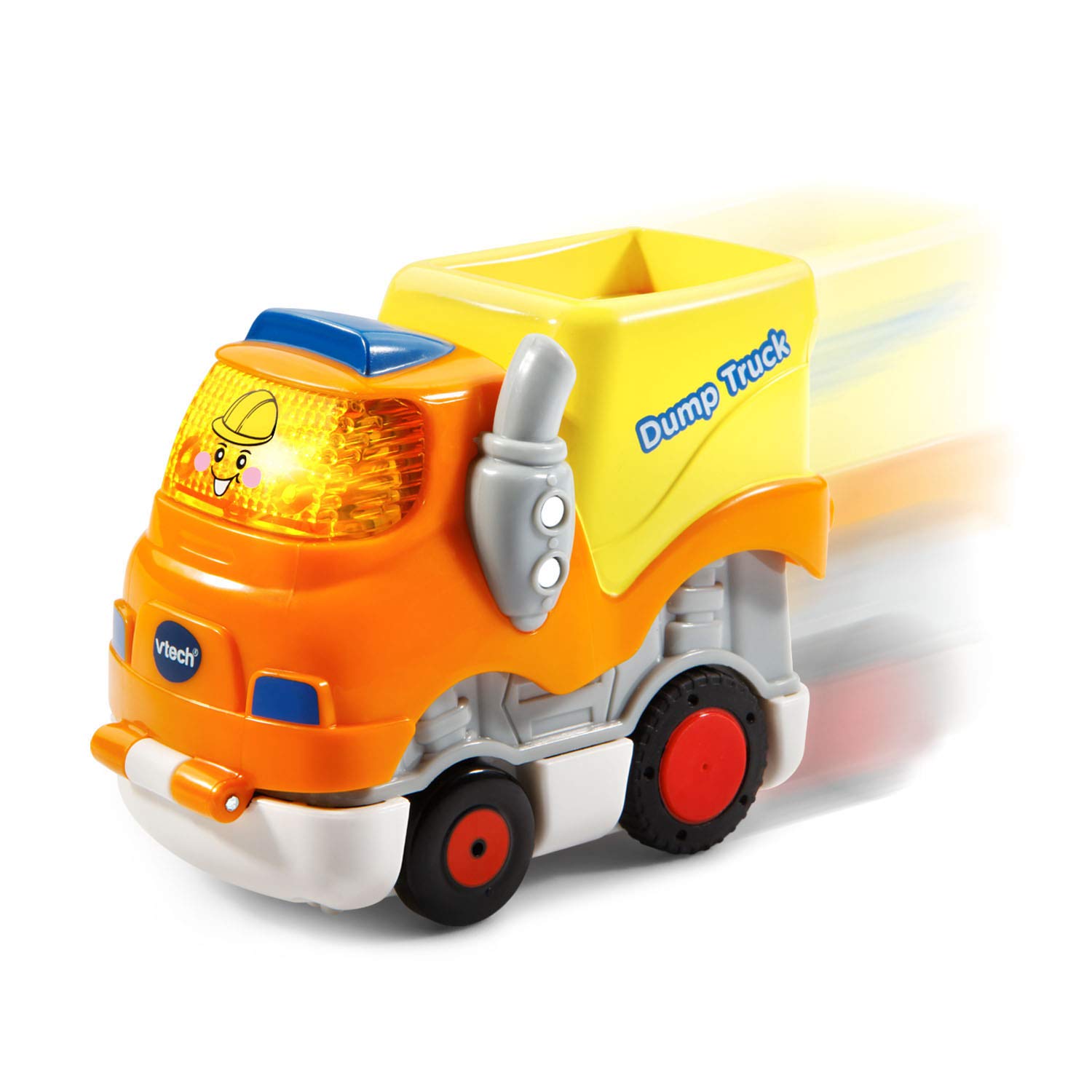 VTech Go! Go! Smart Wheels Press & Race Dump Truck Toy - Interactive Learning Vehicle for Toddlers 1-3 Years | Construction Play, Early STEM Development, Pretend Play Scenarios