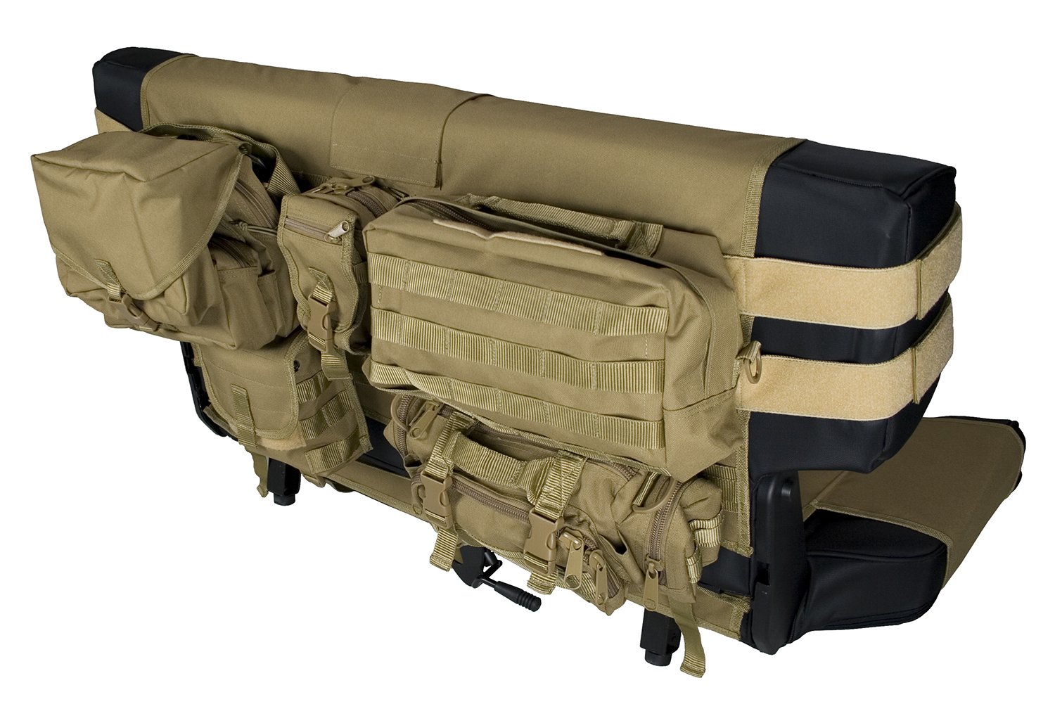 Rugged Ridge Tan Rear Cargo Seat Cover 13246.04 - Fits 1987-2006 Jeep Wrangler YJ/TJ | Durable Protection for Off-Road Adventures & Outdoor Gear Storage