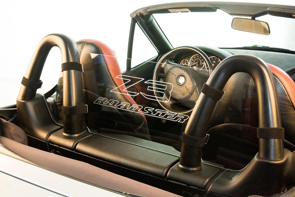 DEFLECTAIR - Clear Wind Deflector for BMW Z3 Convertible & Roadster - Reduces Wind Noise & Buffeting - Perfect for Open-Top Driving & Highway Cruising