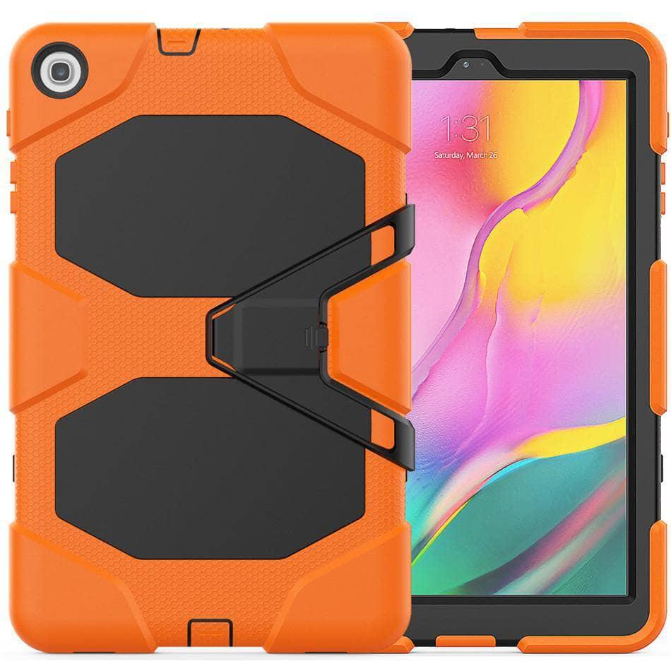 Samsung Galaxy Tab A 10.1 2019 T510 T515 Military-Grade Shockproof Rugged Case - Heavy Duty Silicone Cover for Protection | Perfect for Outdoor, Construction & Travel Use