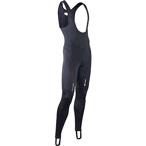 SUGOi Men's RS Subzero Bib Tights - Winter Cycling Thermal Pants for Cold Weather Biking, Running & Outdoor Sports