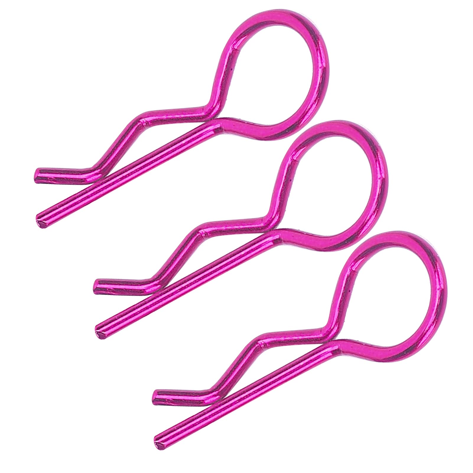 Alomejor RC Car Body Clips - Heavy Duty R-Shape Shell Clips for 1/5 1/6 1/8 1/10 Scale Remote Control Cars - Perfect for Off-Road Bashing, Racing & RC Model Car Maintenance