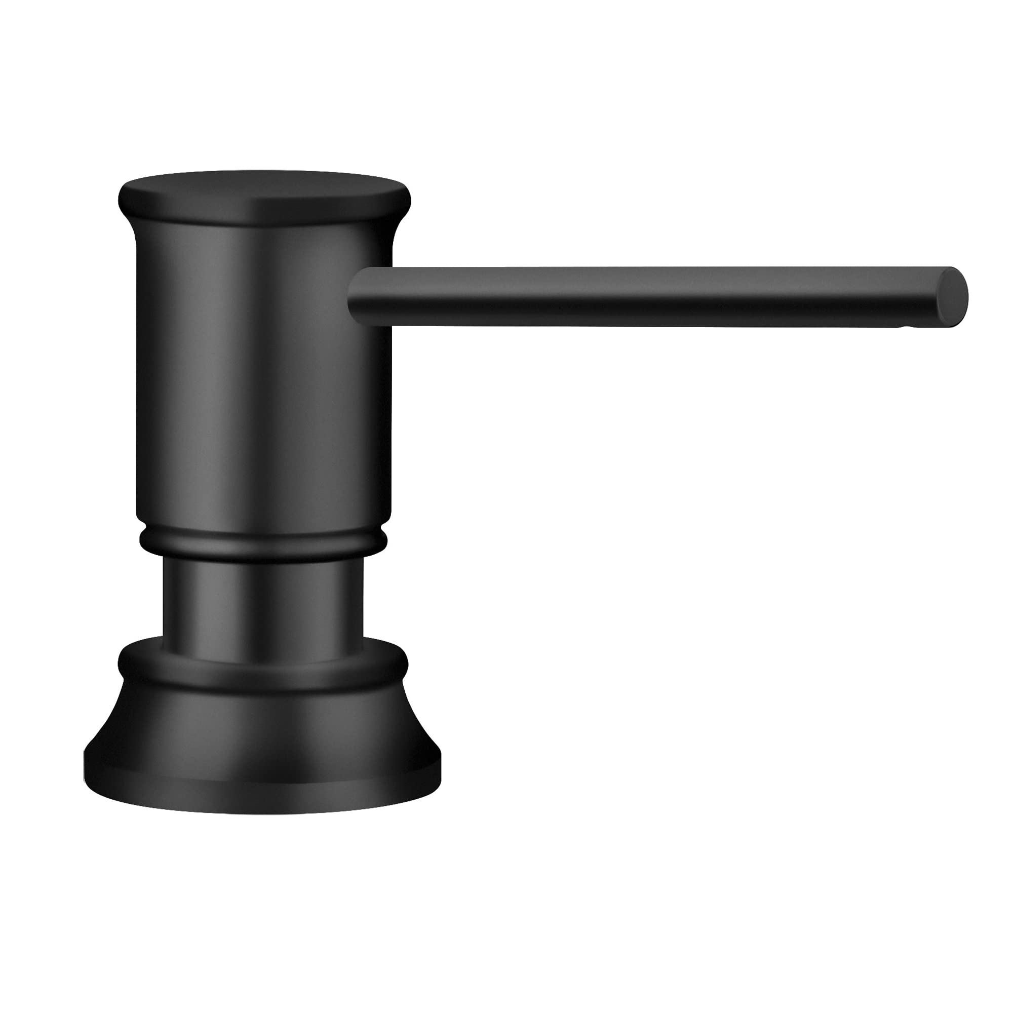 Premium Matte Black Soap Dispenser - Touchless Automatic Sensor for Bathroom & Kitchen - Modern Elegant Design for Home, Office, or Restaurant Use