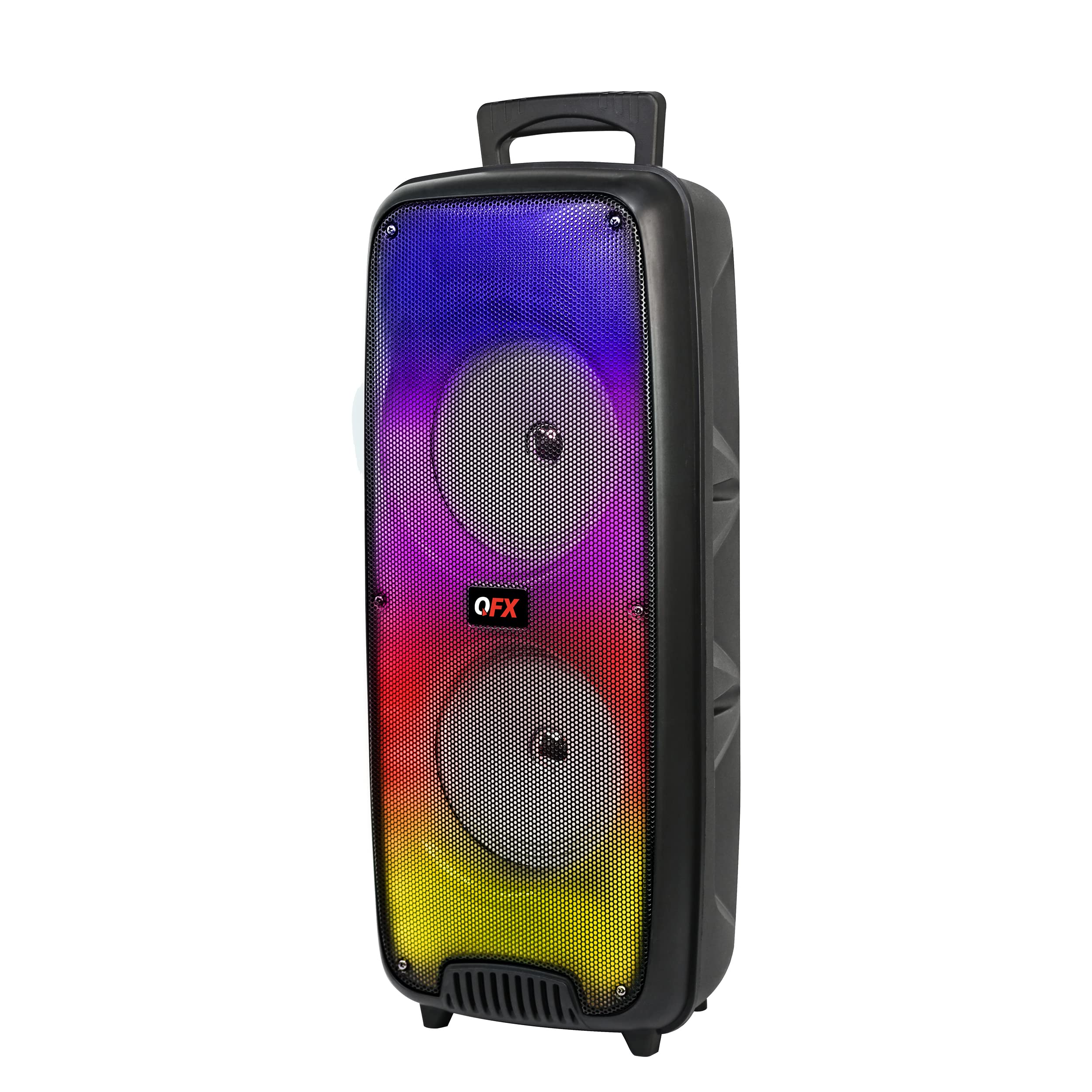 QFX LMS-66 TWS Bluetooth Rechargeable Portable Speaker with Dual 6.5