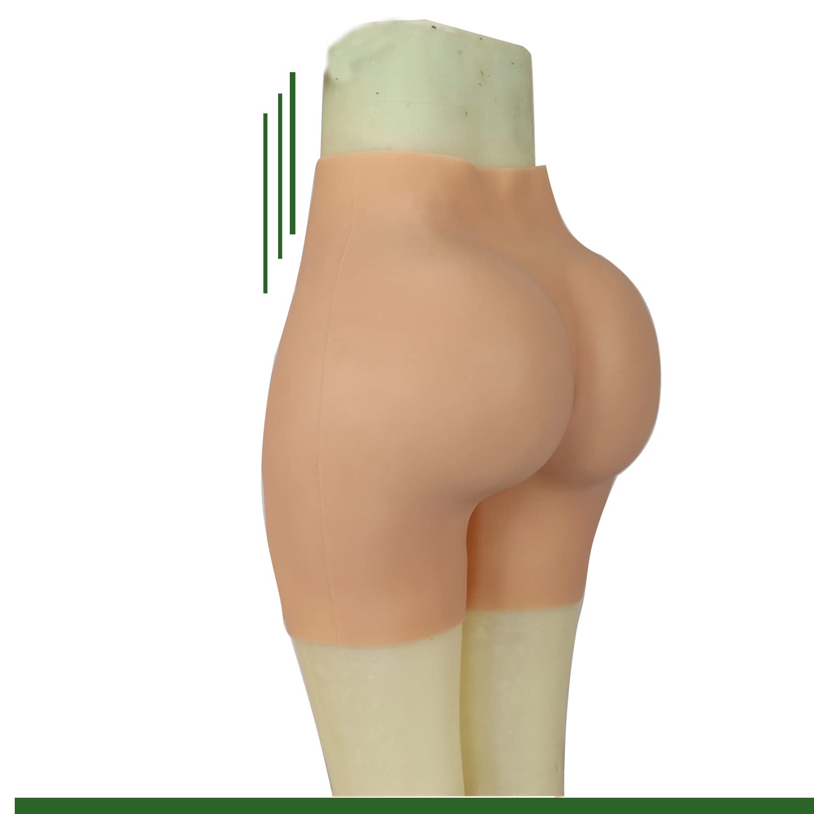 **Silicone Butt Enhancer Panties for Women - Open Crotch Hip Lift Shaper with Fake Hips - Perfect for Shapewear, Cosplay & Body Contouring**