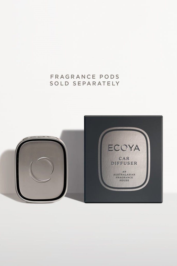 ECOYA Premium Car Diffuser with Lotus Flower Scent Pod - Aromatherapy Essential Oil Diffuser for Relaxation & Stress Relief - Perfect for Home, Office & Travel Use