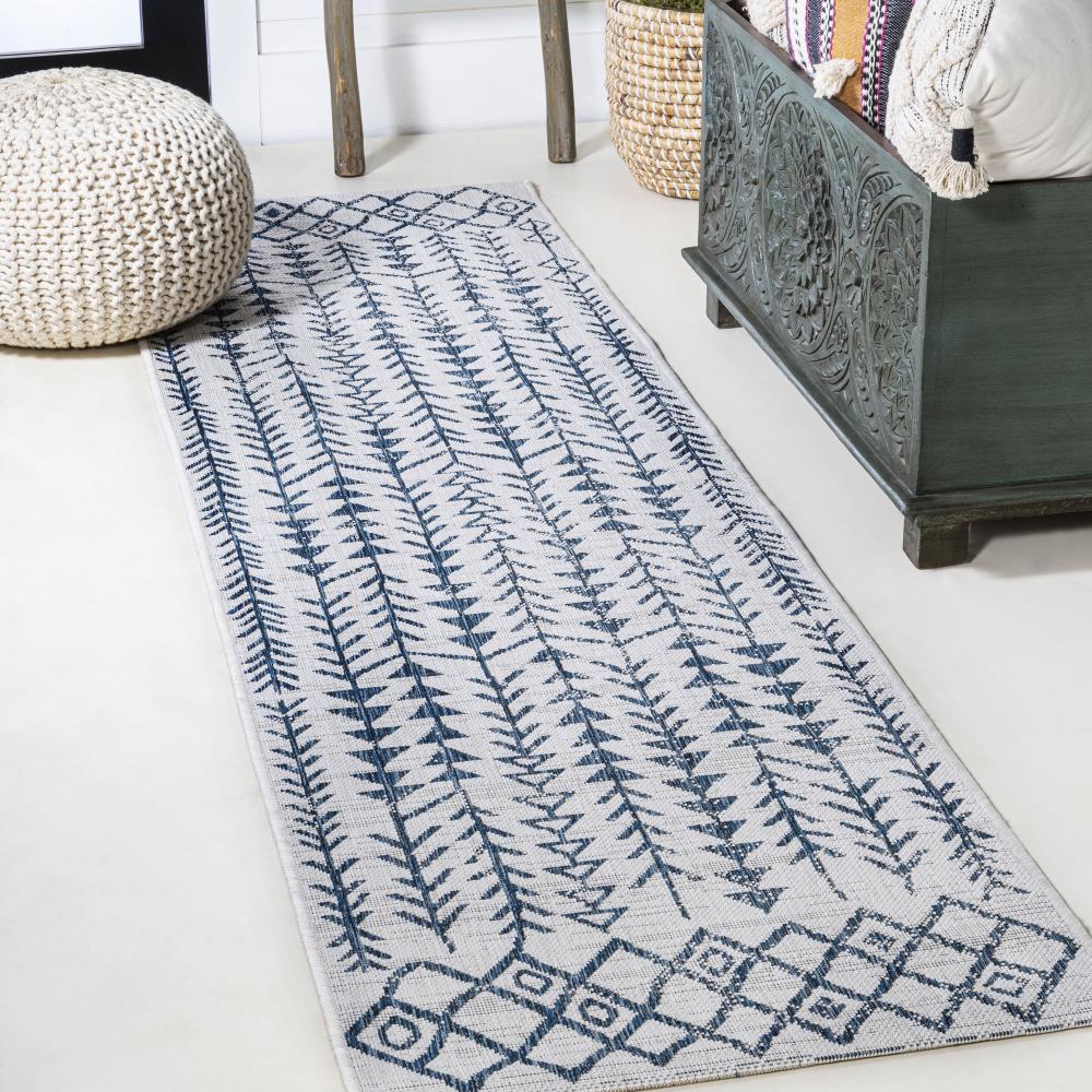Tokay Bohemian Geometric Indoor/Outdoor Area Rug - Non-Slip Modern Boho Rug for Living Room, Bedroom, Patio & Dorm Decor