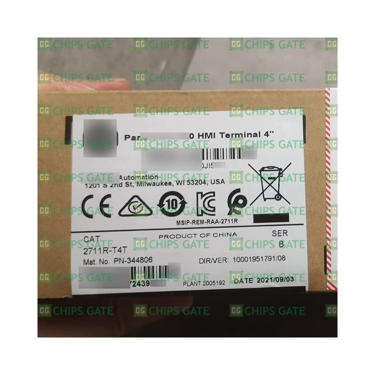 Allen-Bradley 2711R-T4T Ser B 4-inch HMI Touch Screen Terminal - New Sealed - Factory Automation & Industrial Control Panel Solution