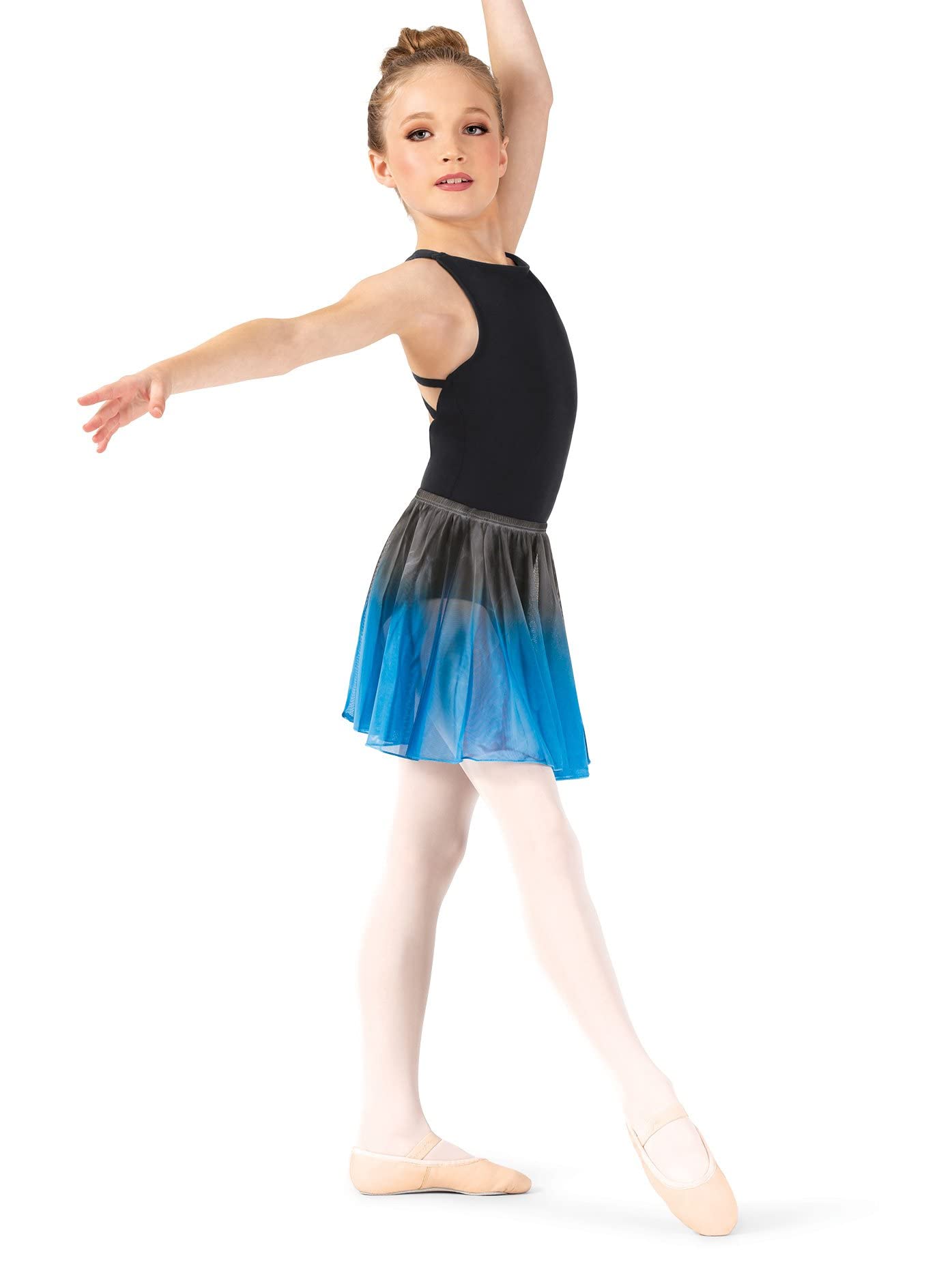 Hand Painted Watercolor Ballet Skirt for Girls - Dance & Play Wear