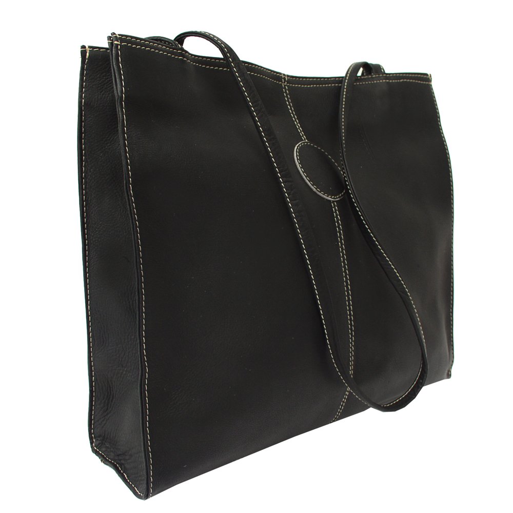 Medium Market Tote Bag - Black One Size - Perfect for Grocery Shopping, Beach Trips & Farmers Markets