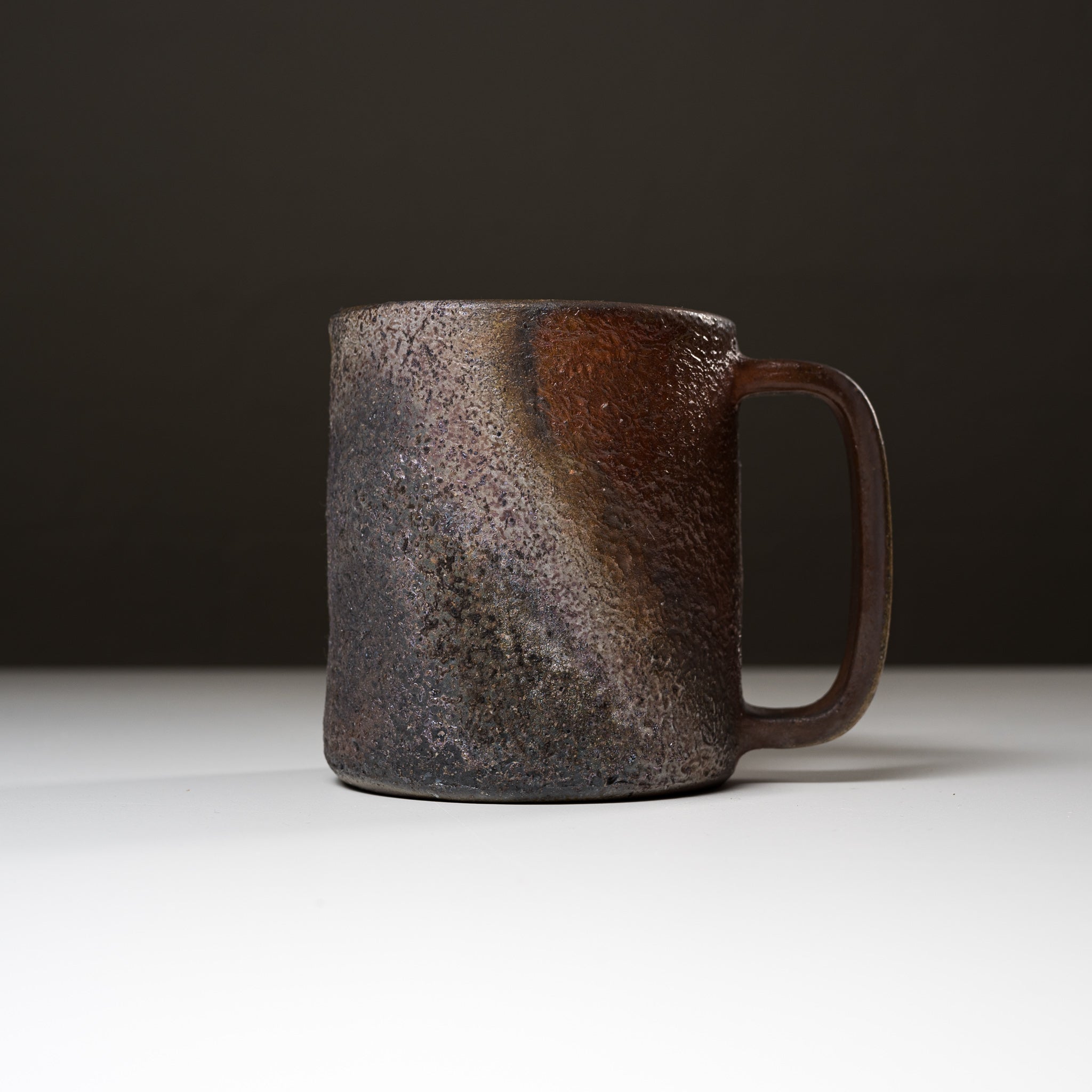 Premium Bizen Ware Extra Large Ceramic Mug by Mori Toshiaki - Handcrafted Japanese Pottery for Coffee, Tea & Home Decor