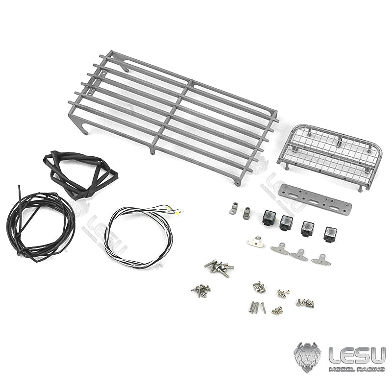 3V LED Fast Fixed Mount Cabin Fence Track Sticker Roof Net Light for LESU 1/14 RC Hydraulic Excavator AC360 PC360 - Perfect for RC Model Construction Site Scenes and Nighttime Operation Simulation
