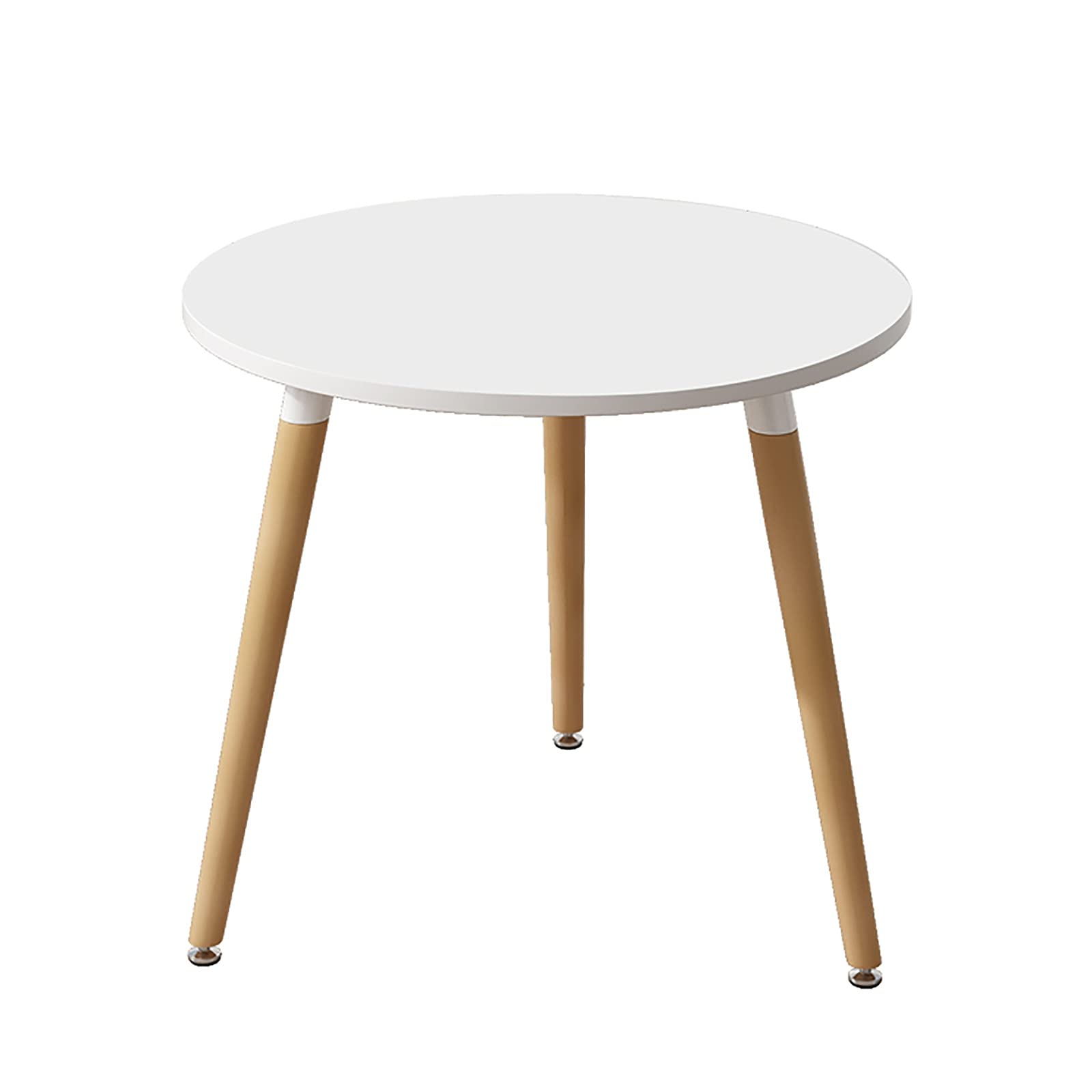 **Round Coffee Table - 80cm/60cm Small Side Table for Sofa, Bedroom, Balcony & Outdoor - Modern End Table for Living Room, Bay Window & Office Negotiation (Color A)**    *Perfect for cozy living rooms, bedside convenience, balcony relaxation, or professional office settings.*
