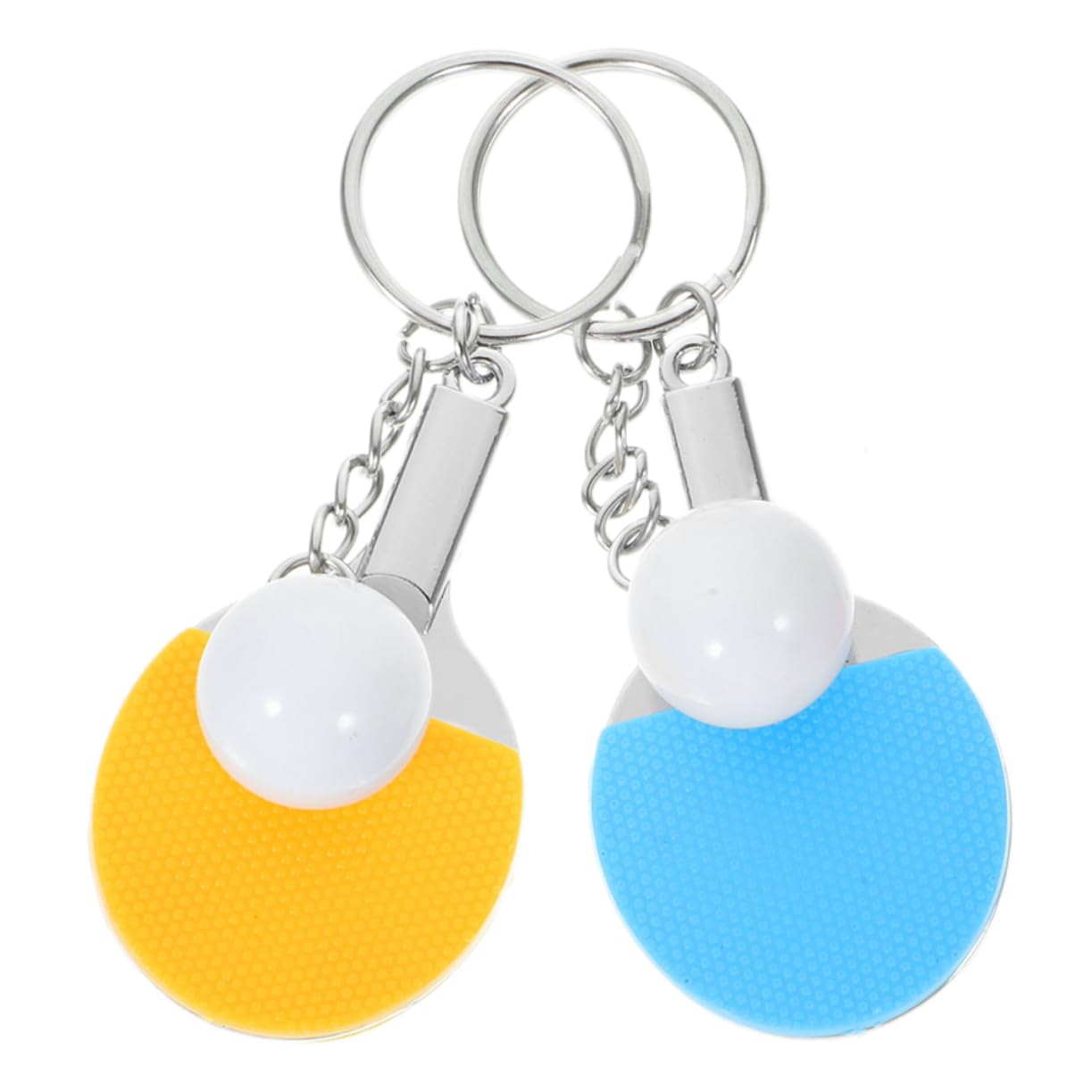 Premium Table Tennis Ball Keychains - Bulk Metal Sports Keyrings for Players & Fans | Perfect for Gifts, Team Events & Sports Enthusiasts
