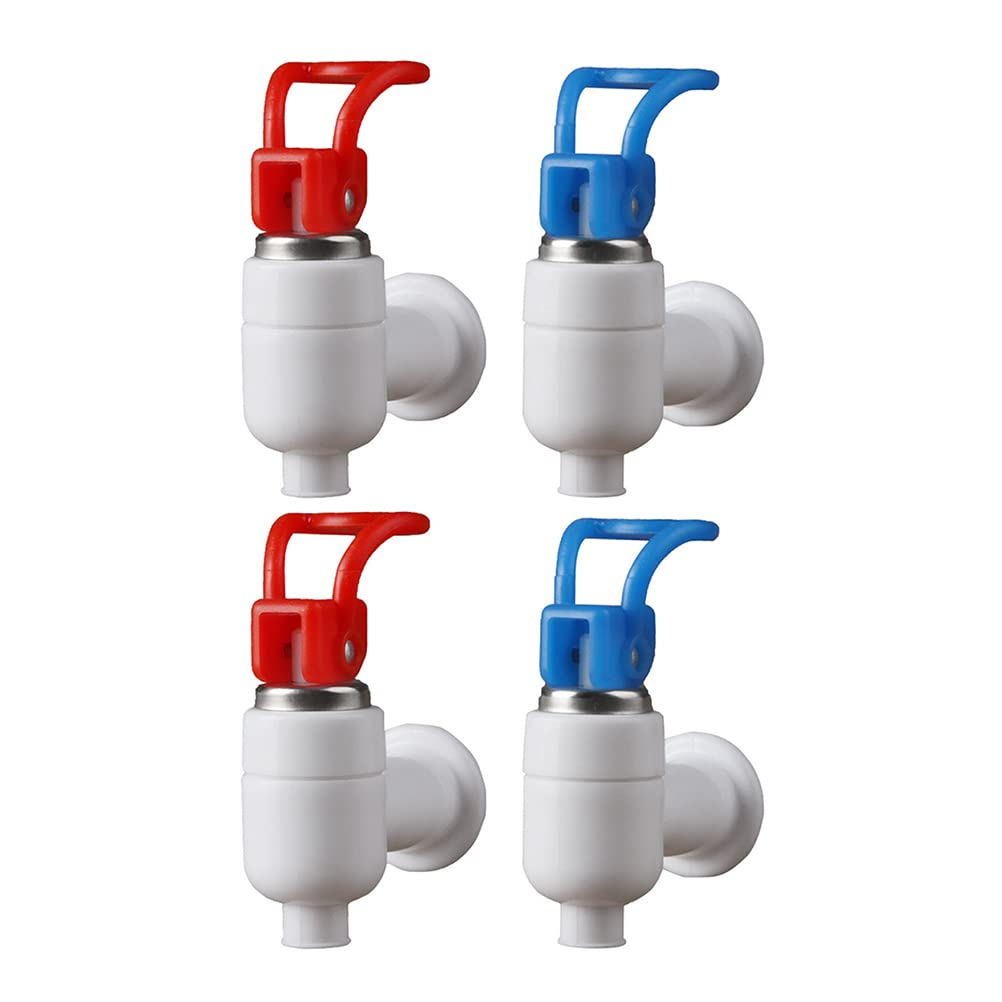 LUOZZY 4-Piece Home Water Nozzle Set with Threaded Bucket Adapter - Bottle Water Dispenser Outlet for Garden, Kitchen & Outdoor Watering