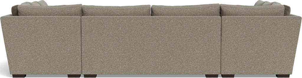 Modern Mesa 154 Condo U-Shaped Sectional Sofa - Comfortable L-Shaped Couch for Living Room, Family Room & Small Spaces