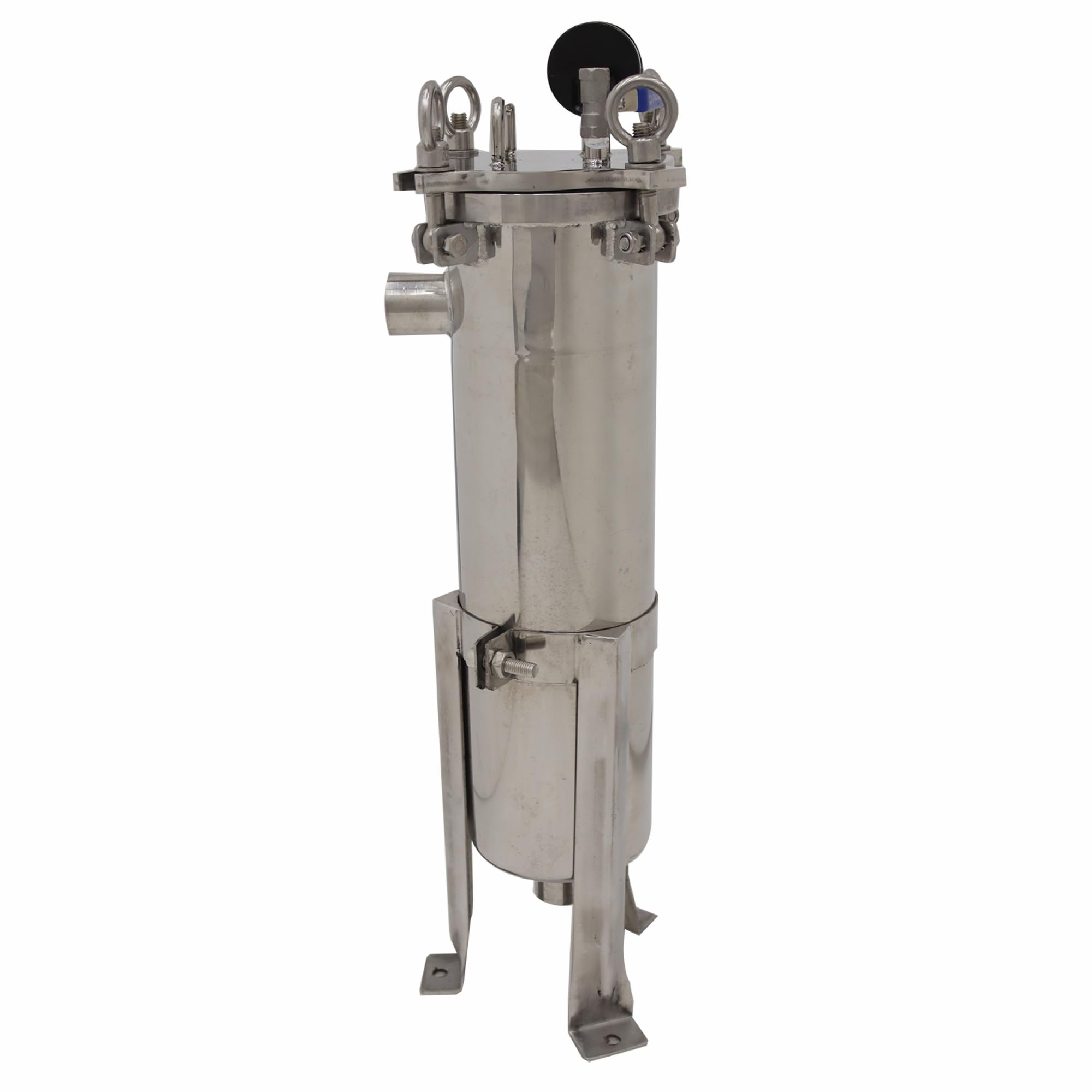 Industrial Water Filter System - 304 Stainless Steel Bag Filter Housing with 1.2 Sq.Ft Filter Area | 1