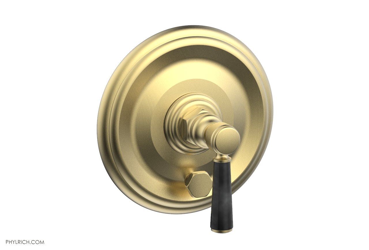HEX TRADITIONAL Pressure Balance Shower Plate with Diverter and Handle Trim Set - 4 164 - Perfect for Bathroom Renovation and Modern Home Upgrade
