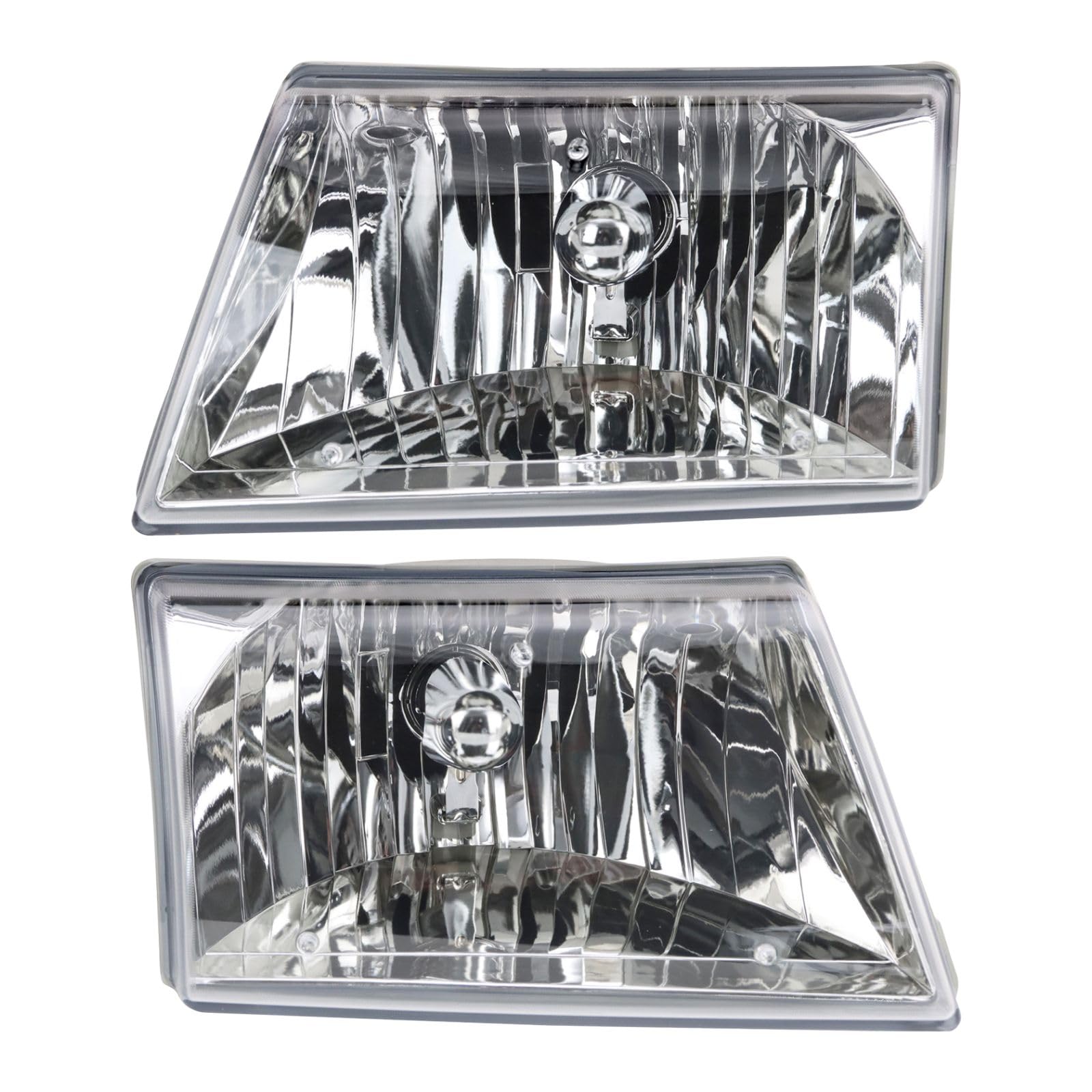 High-Performance Front Headlights & Headlamps Pair for 2001-2010 Mazda Pickup Truck - Durable LED Lights with Easy Installation - Perfect for Night Driving & Off-Road Adventures