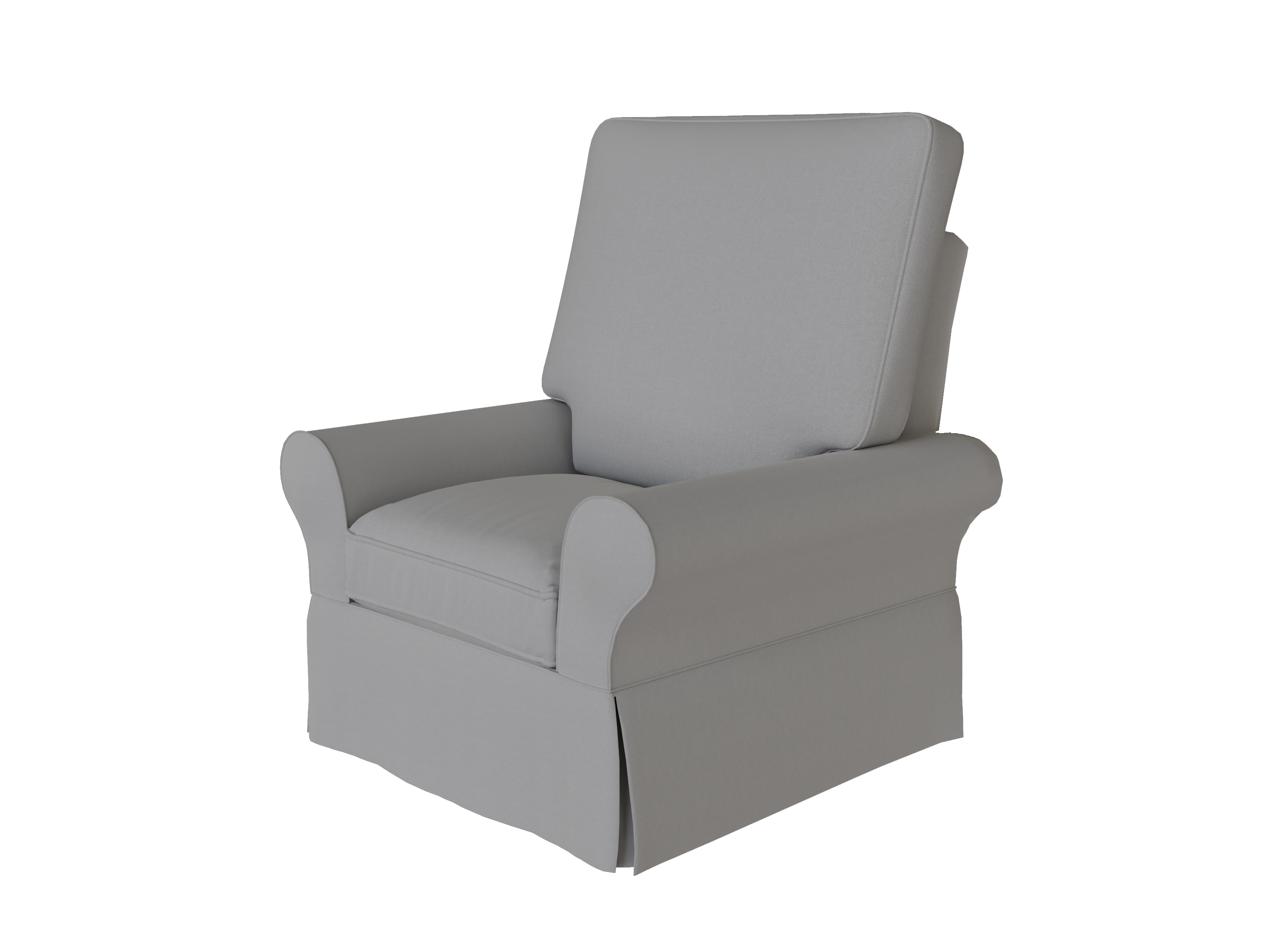 PB Comfort Grand Swivel Glider Recliner Chair Cover - Soft Stretchable Slipcover for Living Room, Nursery & Office - Protects Furniture from Pets, Spills & Wear