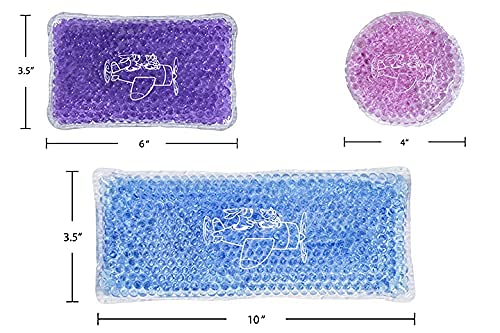 Reusable Kids Ice Pack for Injuries - Soft Gel Cold Hot Therapy Pack, Boo Boo Buddy for Pain Relief (Perfect for Bumps, Bruises, Fevers & First Aid Kits)