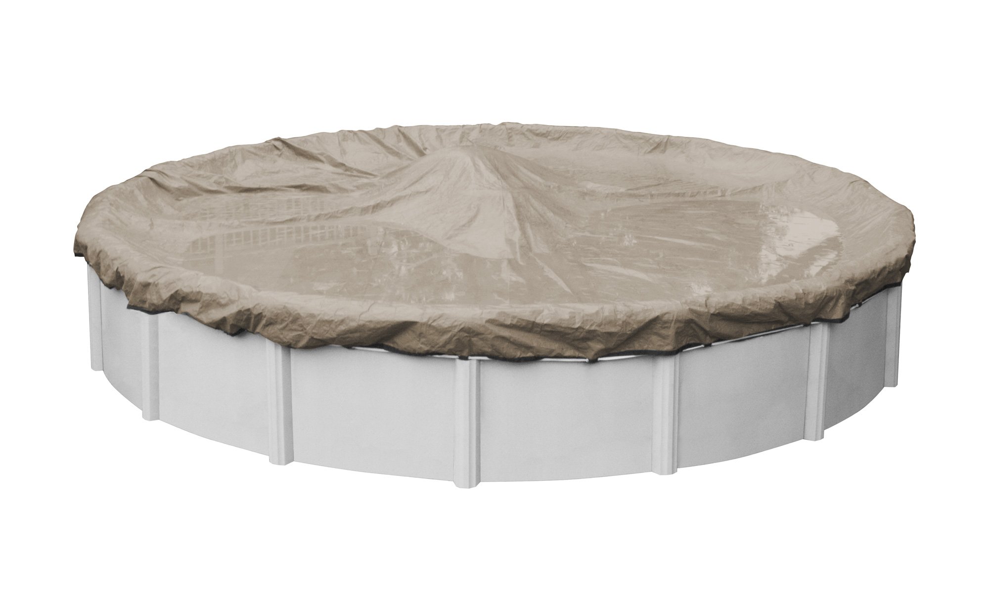 Robelle 6033-4 Heavy Duty Winter Pool Cover for 33-Foot Round Above Ground Swimming Pools | Durable Protection from Snow, Leaves & Debris | Perfect for Winterizing & Extending Pool Life