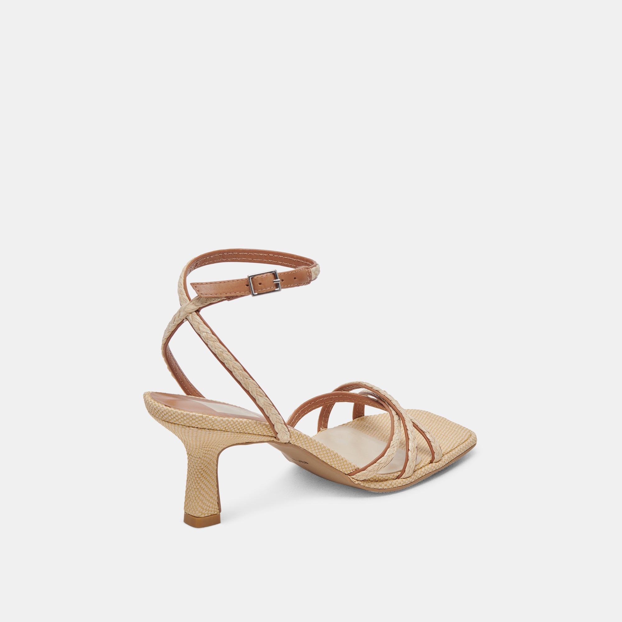 MANJI BRAID HEELS - Brown Natural Jute Wedge Sandals for Women | Comfortable Summer Beach Shoes | Perfect for Vacation, Boho Outfits & Casual Wear