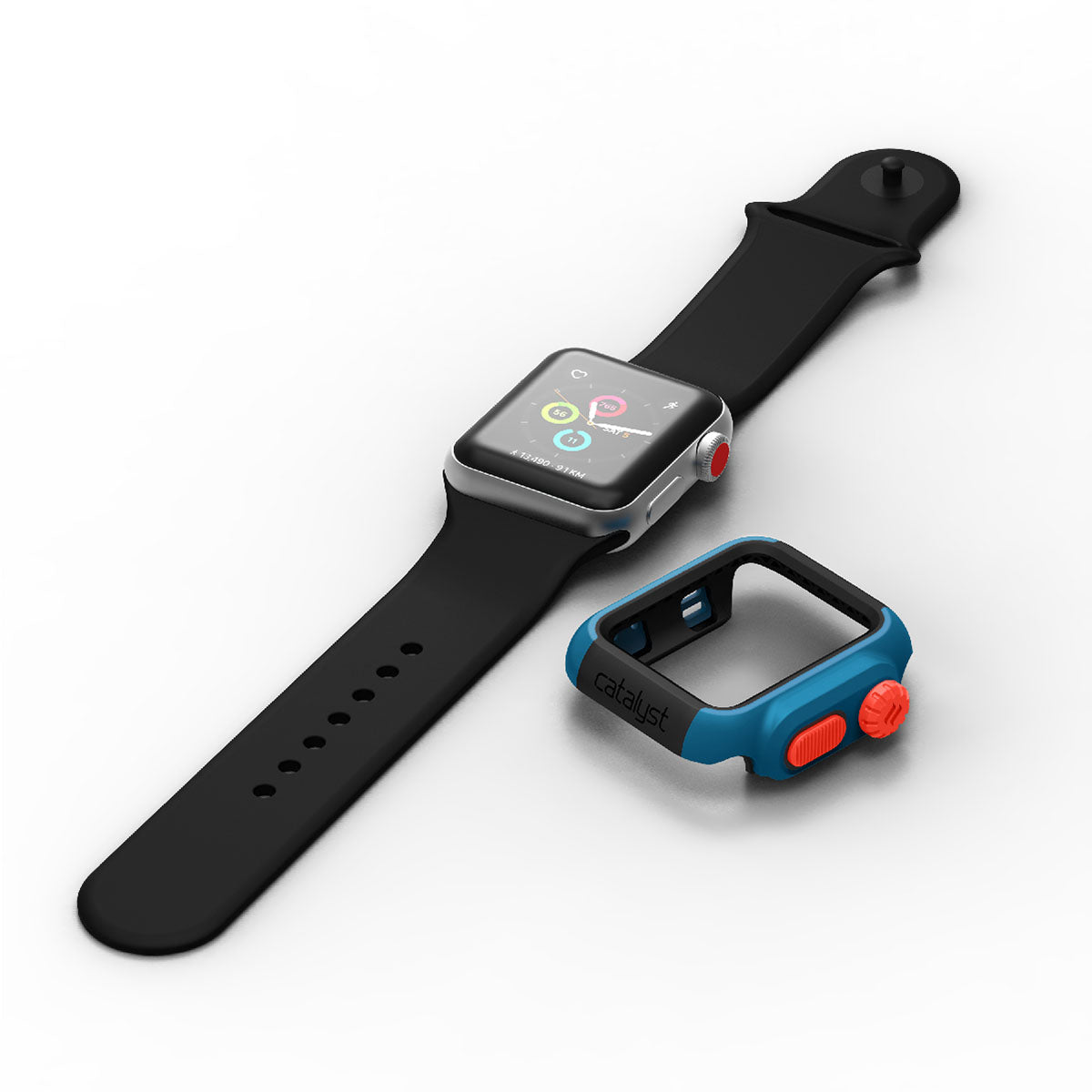 Durable 38mm Rugged Case for Apple Watch Series 3 & 2 - Shockproof & Scratch-Resistant Protection for Outdoor Sports & Active Lifestyle