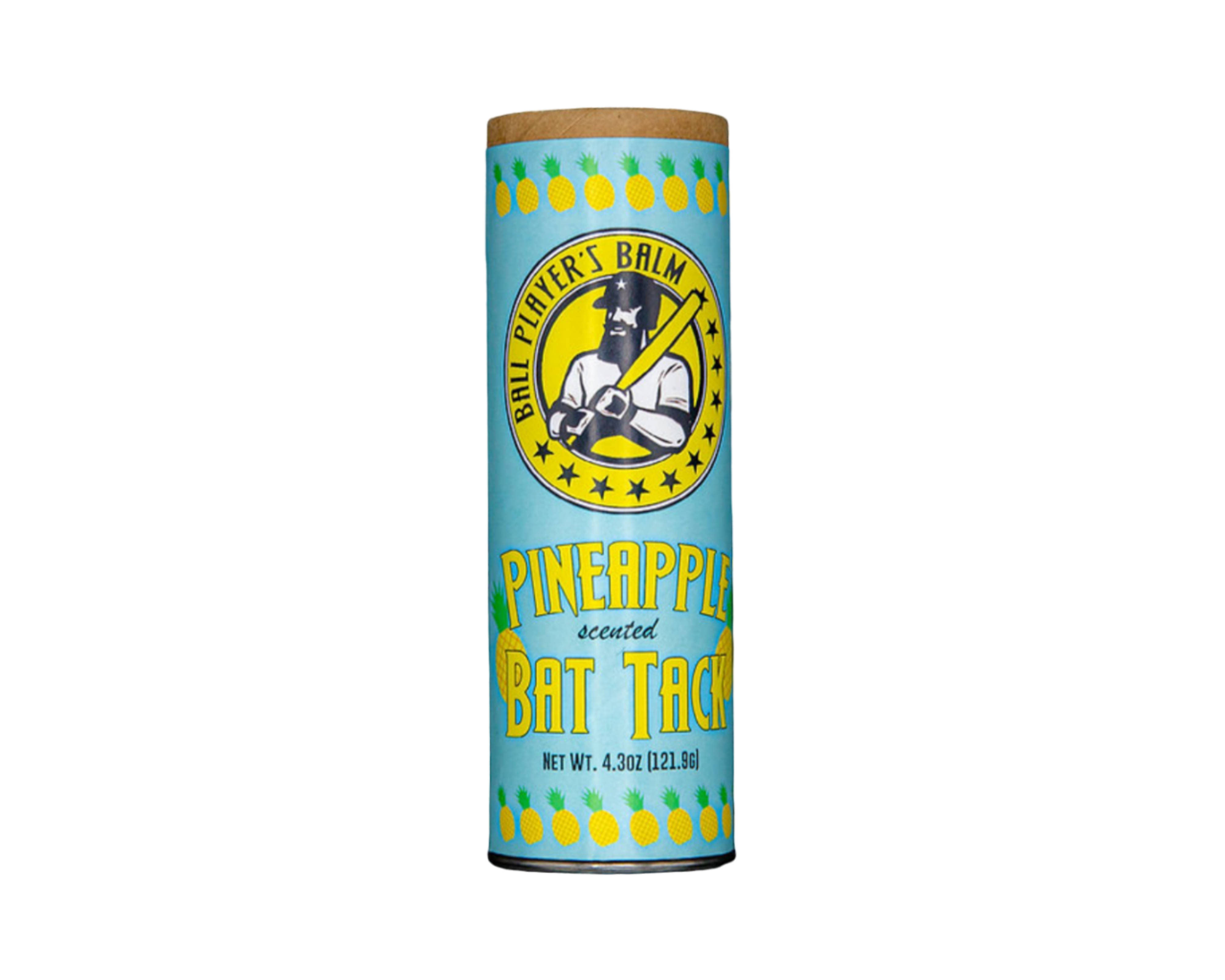 Baseball Bat Grip Wax - Juicy Pineapple Scented for Enhanced Control | Non-Slip Batting Glove Alternative | Perfect for Baseball, Softball & Training Practice