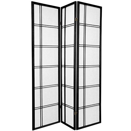 3-Panel Black Room Divider Screen - 51