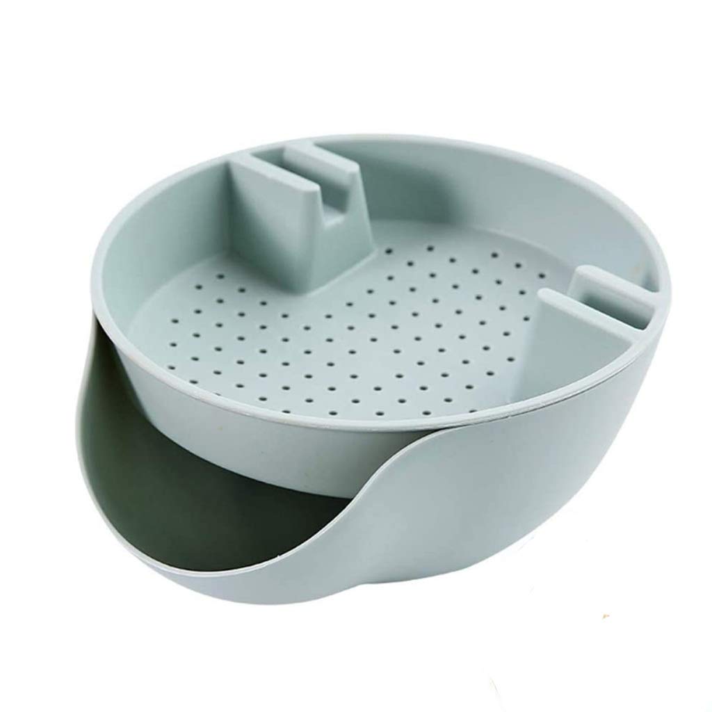 SHUUY Kitchen Organizer - Multi-Purpose Drawer Fruit Box, Snack Storage, Mobile Phone Holder & Drain Basket for Fruits - Perfect for Pantry, Countertop & Fridge Organization (Color: A)