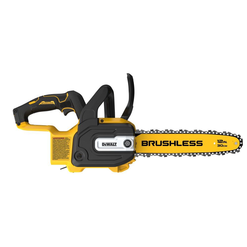 DEWALT 20V MAX Compact 12 Inch Brushless Chainsaw (Bare Tool) - DCCS621B | Lightweight Cordless Chainsaw for Tree Trimming, Yard Cleanup & DIY Wood Cutting Projects