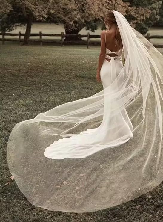 Elegant Boho Wedding Dresses for Women - Spaghetti Strap Mermaid Satin Beach Bridal Gown | Perfect for Beach Weddings, Destination Elopements & Boho-Chic Bridal Looks
