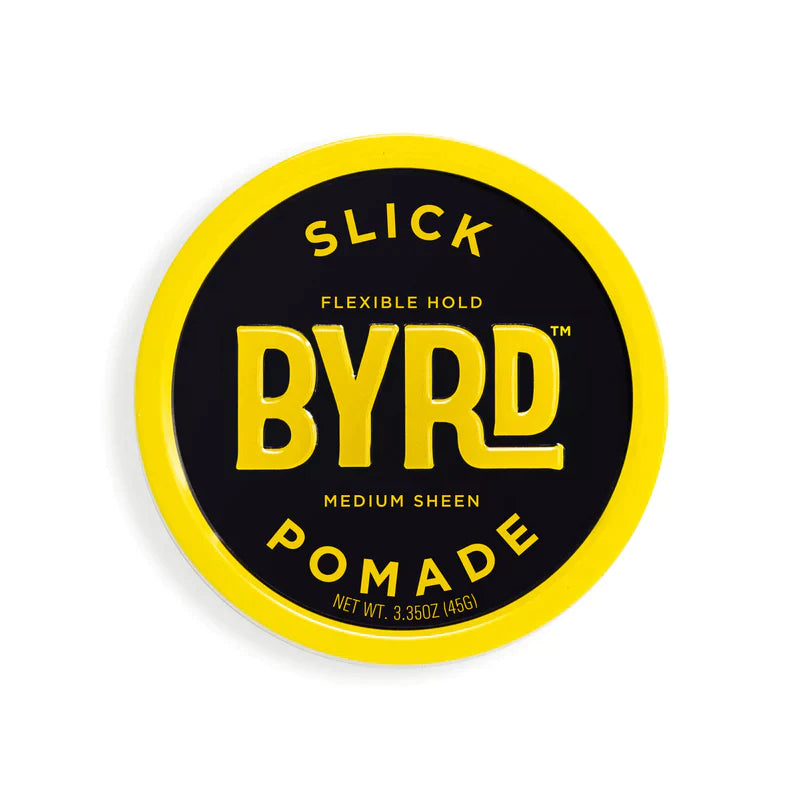 Byrd SLICK POMADE - Flexible Hold Hair Styling Wax for Men | Strong Yet Natural Look | Perfect for Everyday Styling, Special Occasions & Professional Grooming