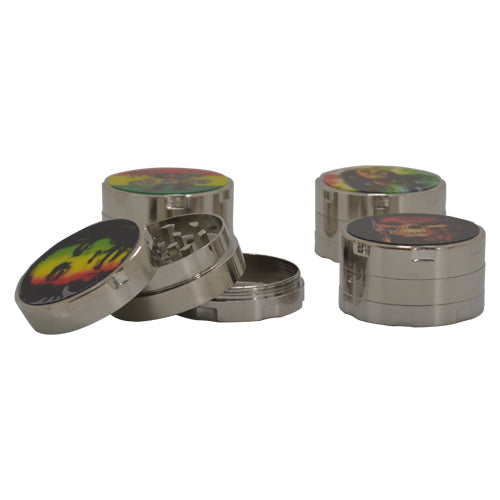 Premium Mini Herb Grinder - 4 Piece Spice Crusher with Pollen Catcher, Sharp Teeth & Ergonomic Design - Perfect for Kitchen, Travel & Outdoor Adventures